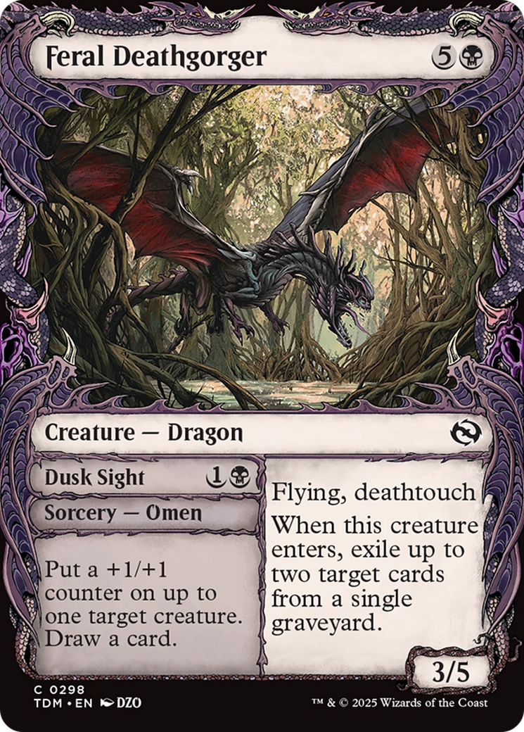 Devorador de Morte Feroz / Feral Deathgorger - Magic: The Gathering - MoxLand