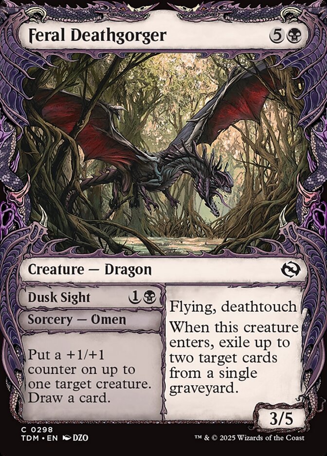 Devorador de Morte Feroz / Feral Deathgorger - Magic: The Gathering - MoxLand