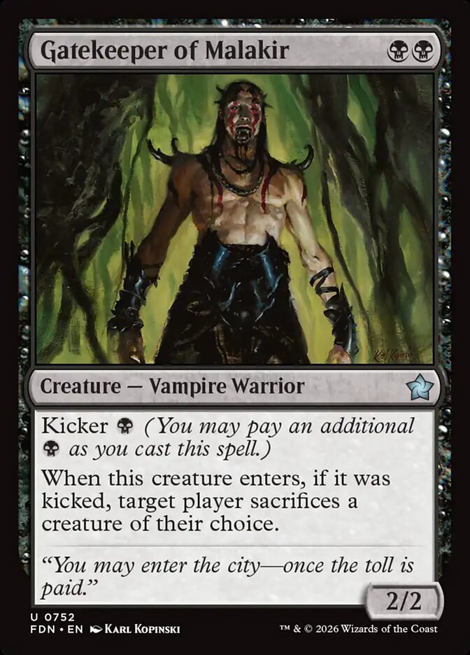 Porteiro de Malakir / Gatekeeper of Malakir - Magic: The Gathering - MoxLand