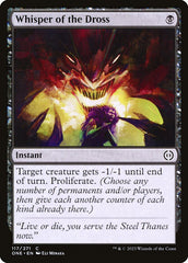 Sussurro de Dross / Whisper of the Dross - Magic: The Gathering - MoxLand