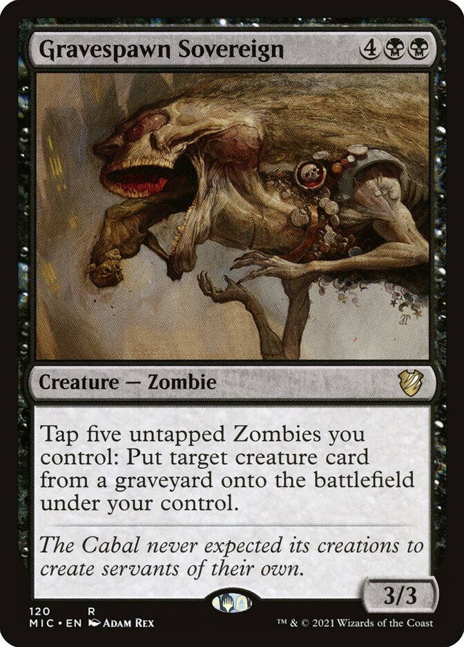 Soberano da Prole Tumular / Gravespawn Sovereign - Magic: The Gathering - MoxLand