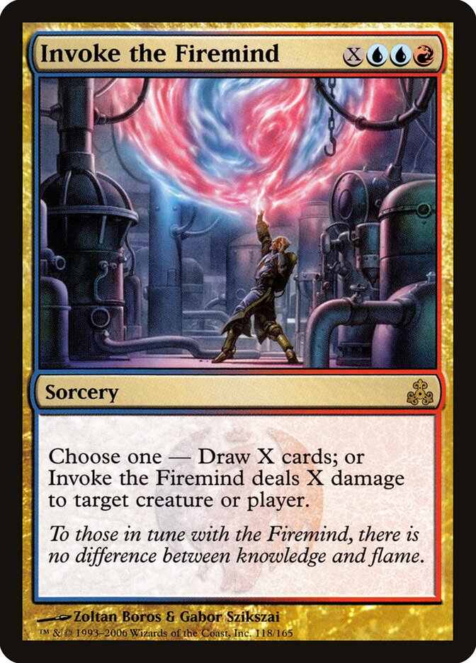 Invocar o Mente de Fogo / Invoke the Firemind - Magic: The Gathering - MoxLand