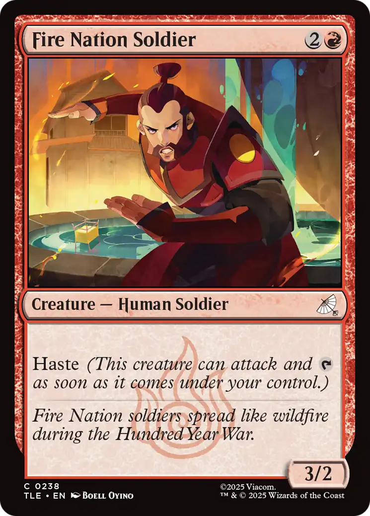 Soldado da Nação do Fogo / Fire Nation Soldier - Magic: The Gathering - MoxLand