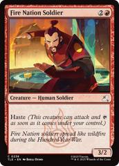 Soldado da Nação do Fogo / Fire Nation Soldier - Magic: The Gathering - MoxLand
