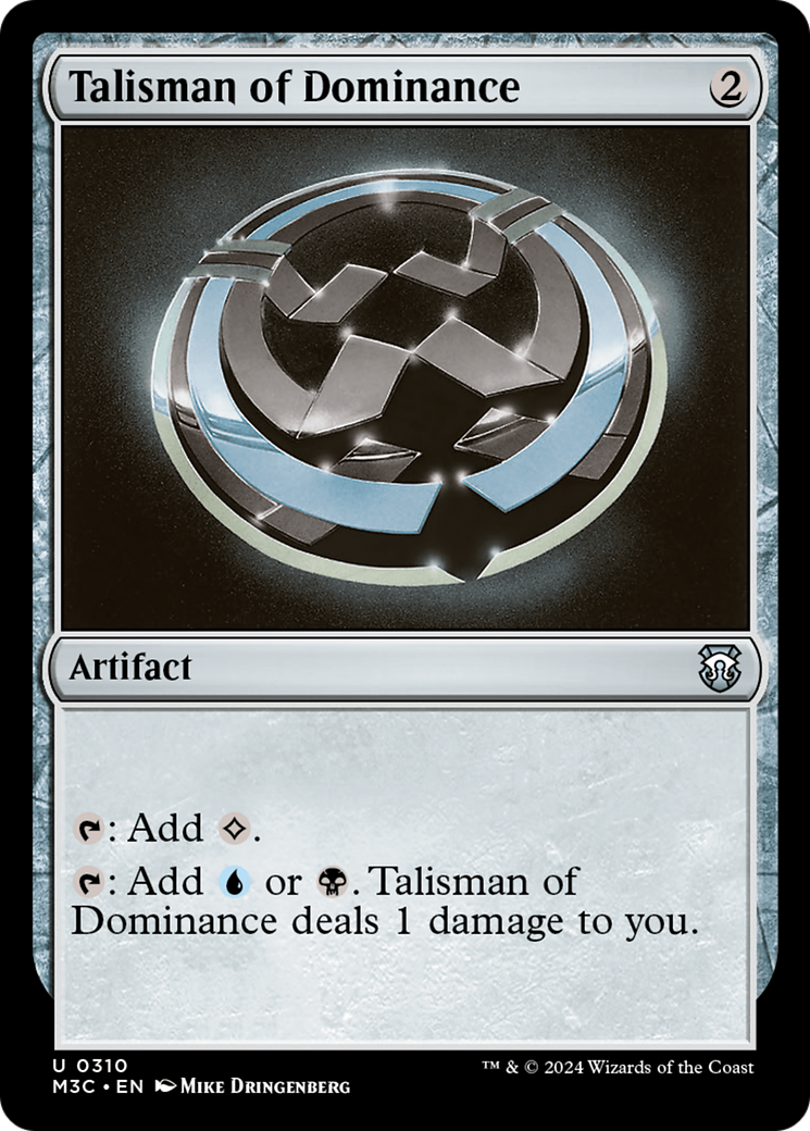 Talismã da Dominação / Talisman of Dominance - Magic: The Gathering - MoxLand