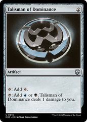 Talismã da Dominação / Talisman of Dominance - Magic: The Gathering - MoxLand