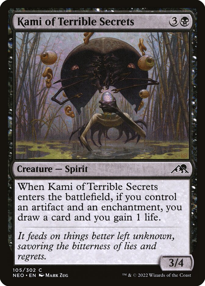 Kami dos Segredos Terríveis / Kami of Terrible Secrets - Magic: The Gathering - MoxLand