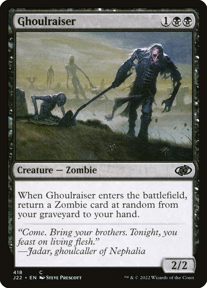 Gerador de Carniçais / Ghoulraiser - Magic: The Gathering - MoxLand