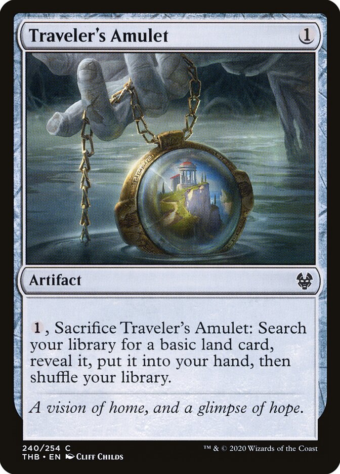 Amuleto do Viajante / Traveler's Amulet - Magic: The Gathering - MoxLand