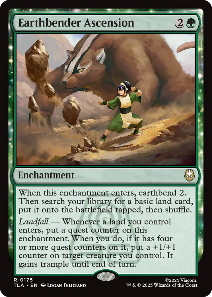Ascenção do Dobrador de Terra / Earthbender Ascension - Magic: The Gathering - MoxLand