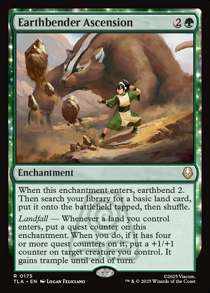 Ascenção do Dobrador de Terra / Earthbender Ascension - Magic: The Gathering - MoxLand