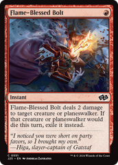 Virote da Chama Abençoada / Flame-Blessed Bolt - Magic: The Gathering - MoxLand