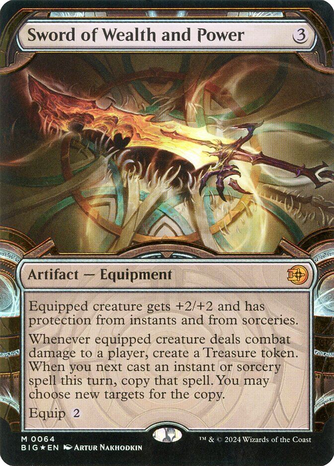 Espada da Riqueza e do Poder / Sword of Wealth and Power - Magic: The Gathering - MoxLand