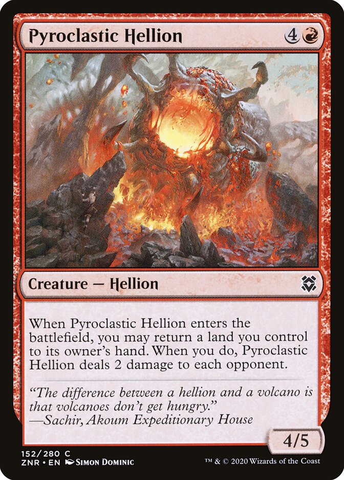 Avernal Piroclástico / Pyroclastic Hellion - Magic: The Gathering - MoxLand