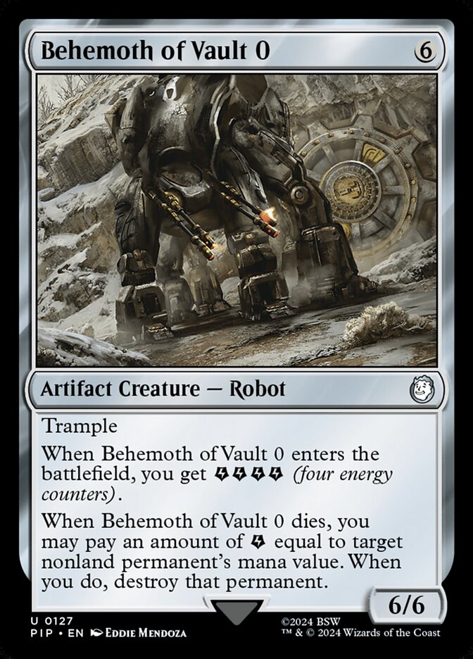 Behemoth of Vault 0 - Magic: The Gathering - MoxLand