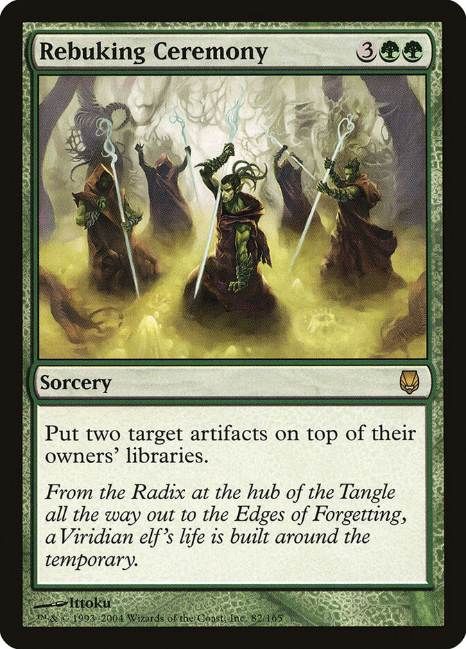 Cerimônia de Repreensão / Rebuking Ceremony - Magic: The Gathering - MoxLand