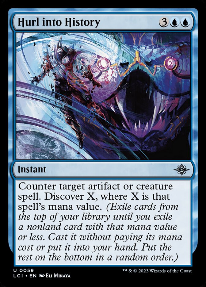 Arremessar na História / Hurl into History - Magic: The Gathering - MoxLand