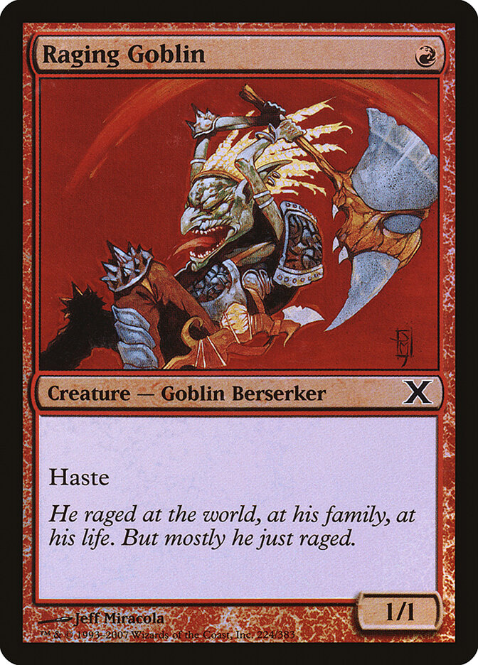 Goblin Enfurecido / Raging Goblin - Magic: The Gathering - MoxLand
