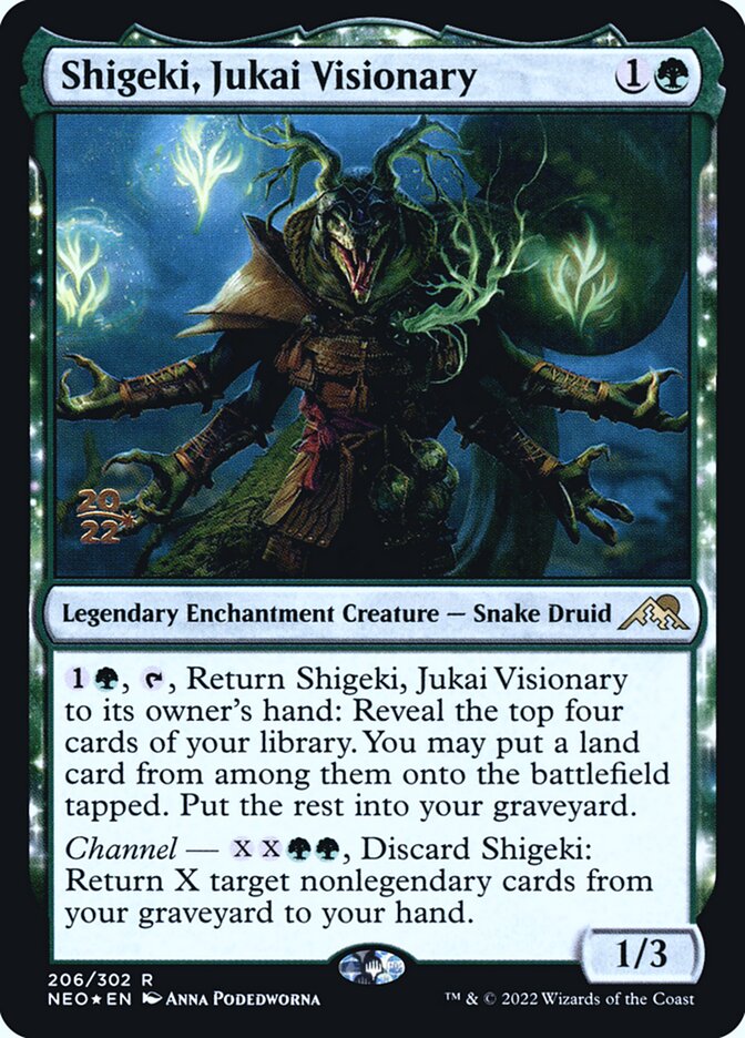 Shigeki, Visionário Jukai / Shigeki, Jukai Visionary - Magic: The Gathering - MoxLand