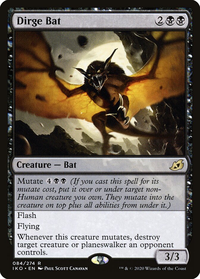 Morcego do Lamento Fúnebre / Dirge Bat - Magic: The Gathering - MoxLand
