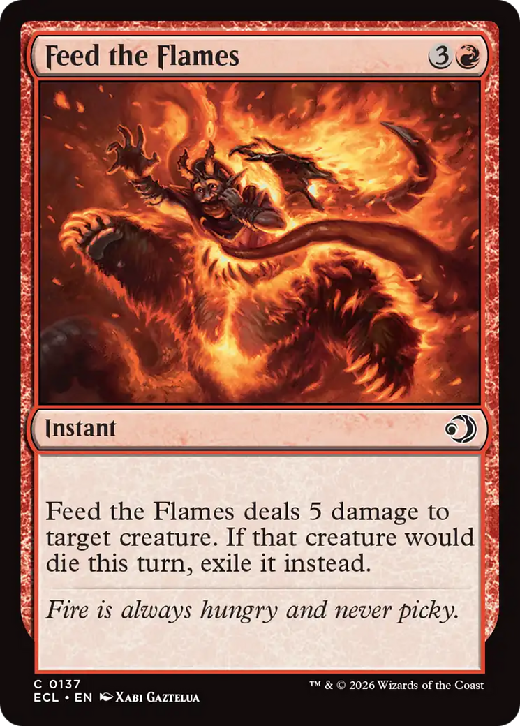 Alimentar as Chamas / Feed the Flames - Magic: The Gathering - MoxLand