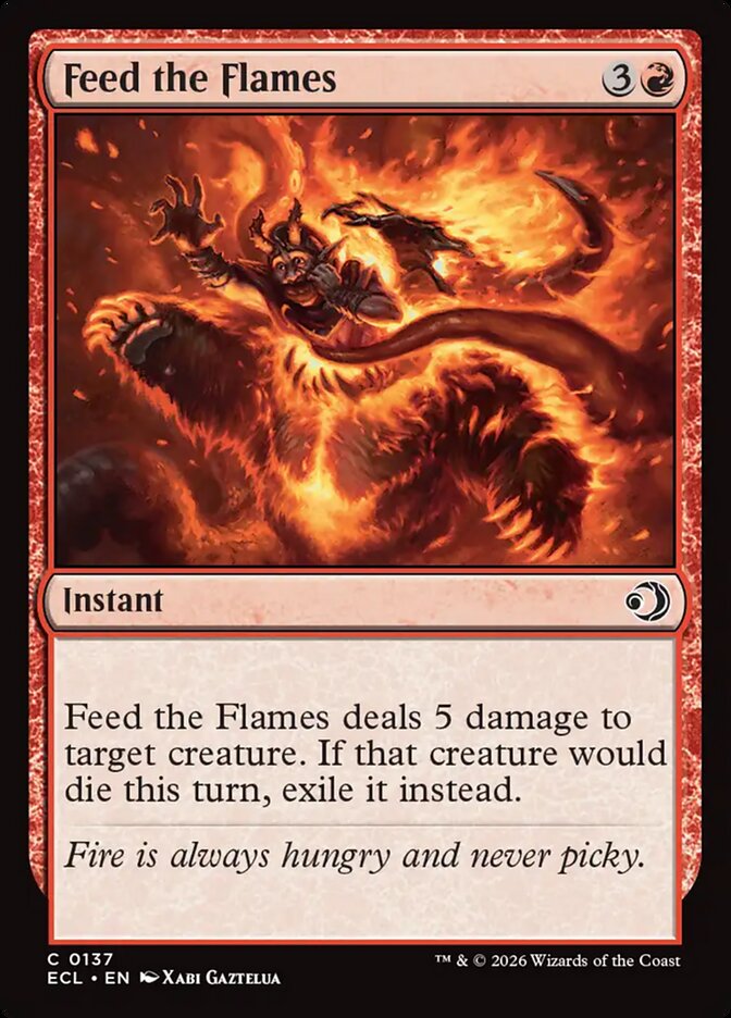 Alimentar as Chamas / Feed the Flames - Magic: The Gathering - MoxLand