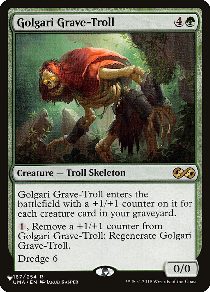 Trol de Túmulo Golgari / Golgari Grave-Troll - Magic: The Gathering - MoxLand