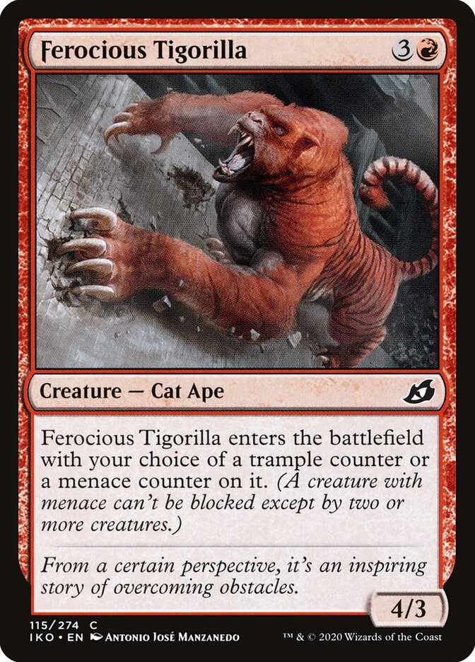 Tigrorila Feroz / Ferocious Tigorilla - Magic: The Gathering - MoxLand