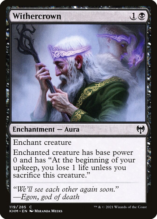 Coroa Definhadora / Withercrown - Magic: The Gathering - MoxLand