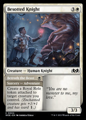 Cavaleiro Apaixonado / Besotted Knight - Magic: The Gathering - MoxLand