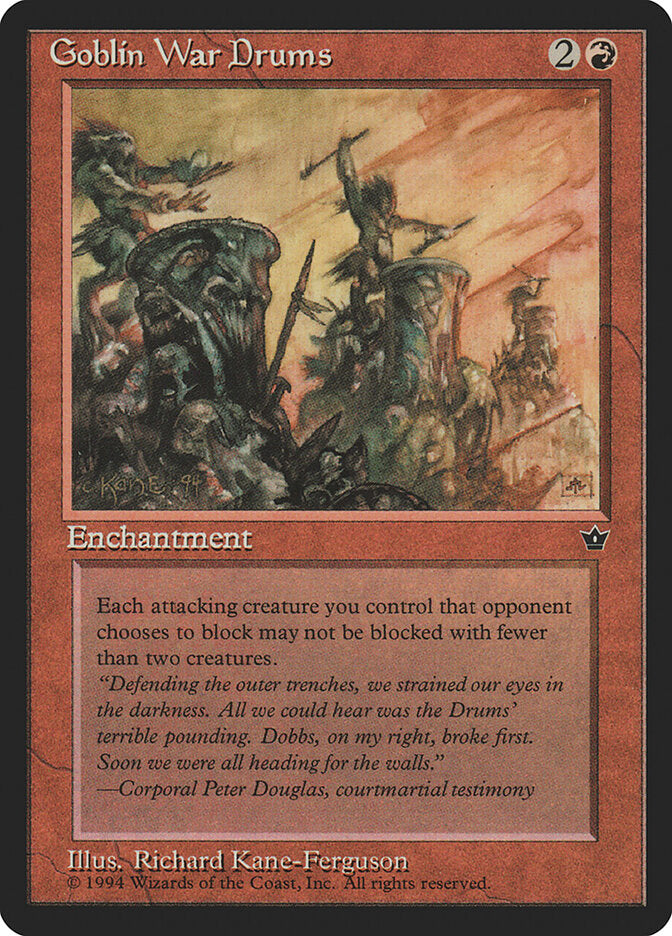 Tambores de Guerra dos Goblins / Goblin War Drums - Magic: The Gathering - MoxLand