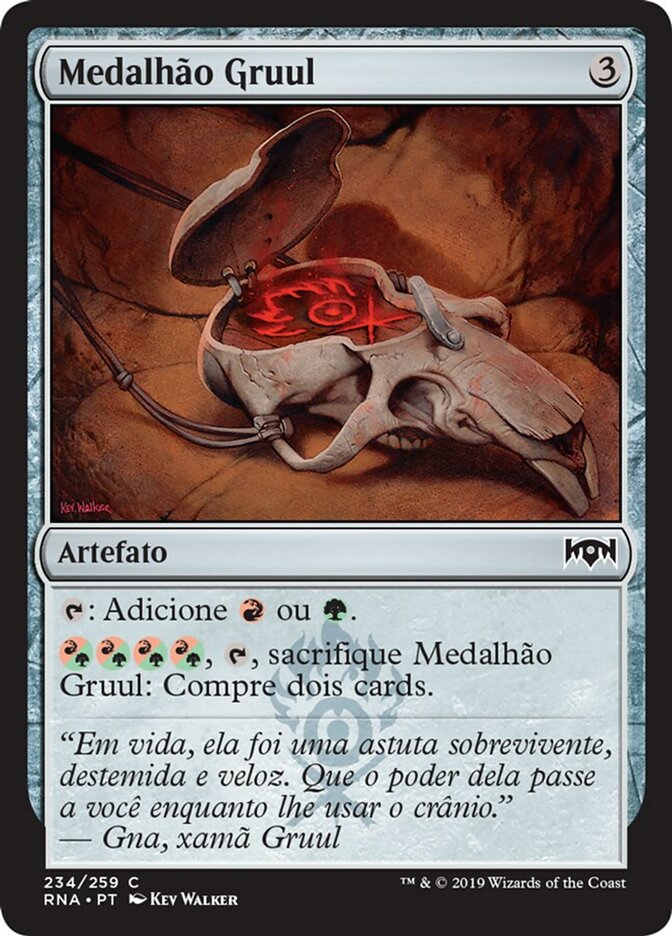 Medalhão Gruul / Gruul Locket - Magic: The Gathering - MoxLand