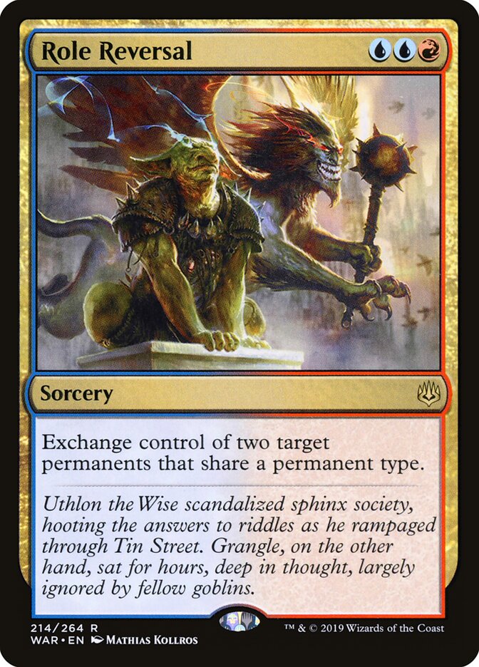 Inversão de Papéis / Role Reversal - Magic: The Gathering - MoxLand