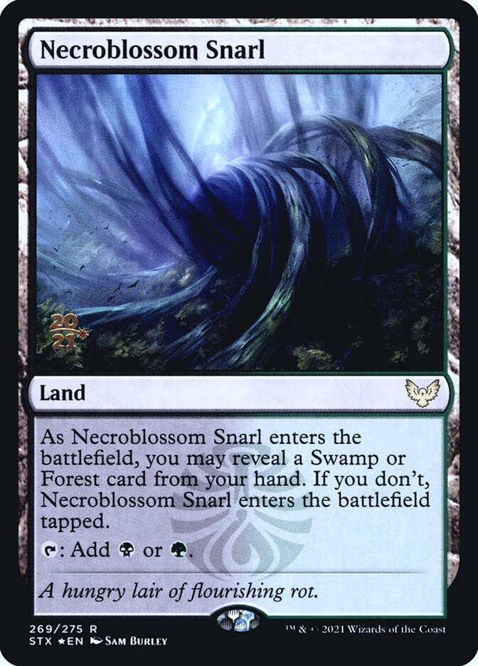 Liame da Necroflorescência / Necroblossom Snarl - Magic: The Gathering - MoxLand