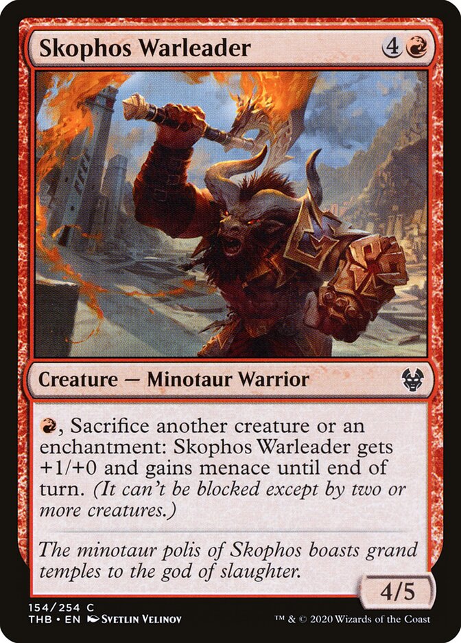 Líder de Guerra de Escofo / Skophos Warleader - Magic: The Gathering - MoxLand