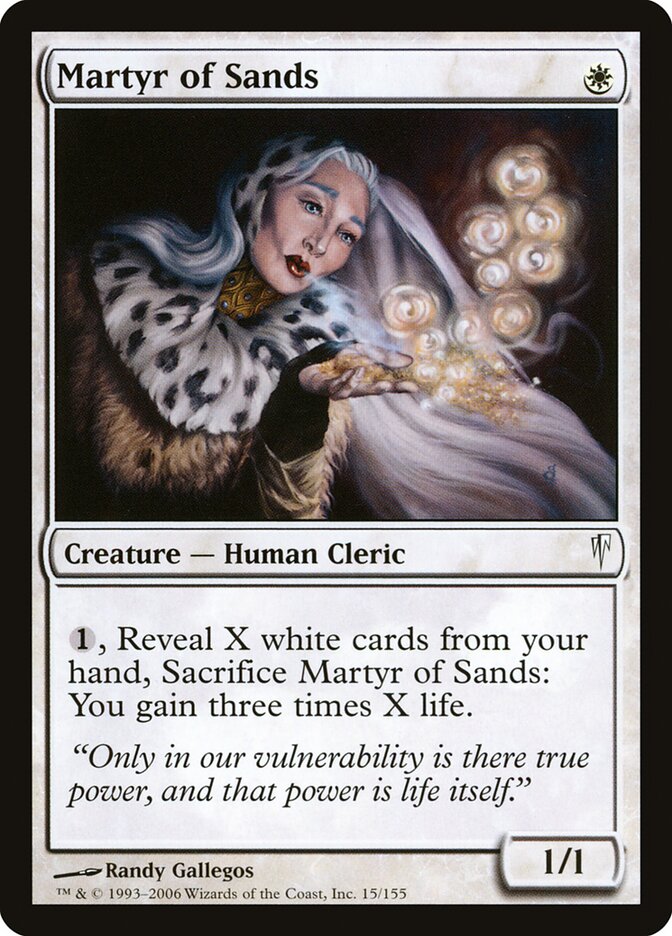 Mártir das Areias / Martyr of Sands - Magic: The Gathering - MoxLand