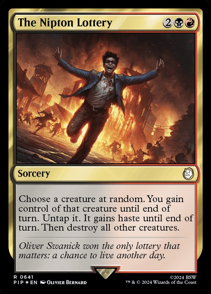 The Nipton Lottery - Magic: The Gathering - MoxLand