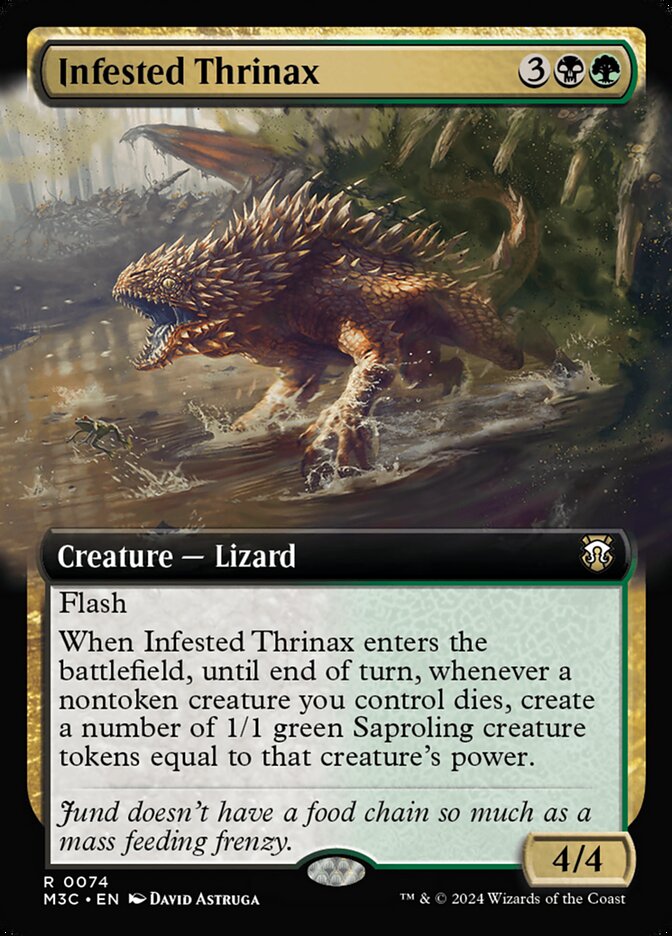 Infested Thrinax - Magic: The Gathering - MoxLand