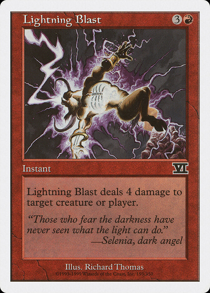 Explosão do Relâmpago / Lightning Blast - Magic: The Gathering - MoxLand