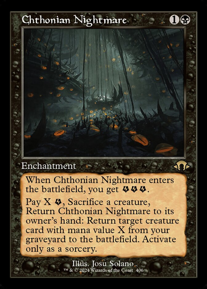 Pesadelo Chthoniano / Chthonian Nightmare - Magic: The Gathering - MoxLand