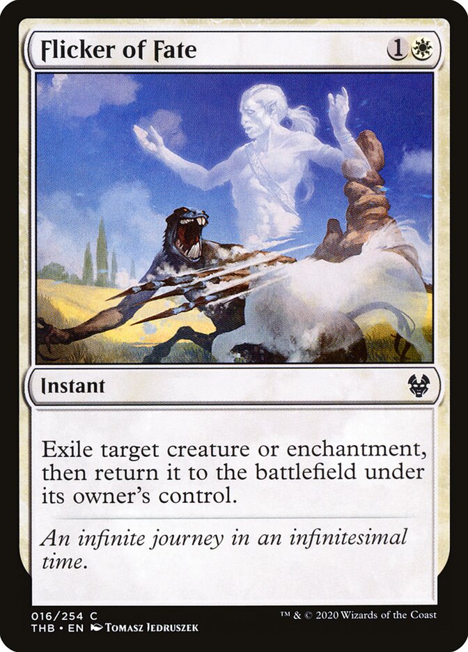 Bruxuleio do Destino / Flicker of Fate - Magic: The Gathering - MoxLand