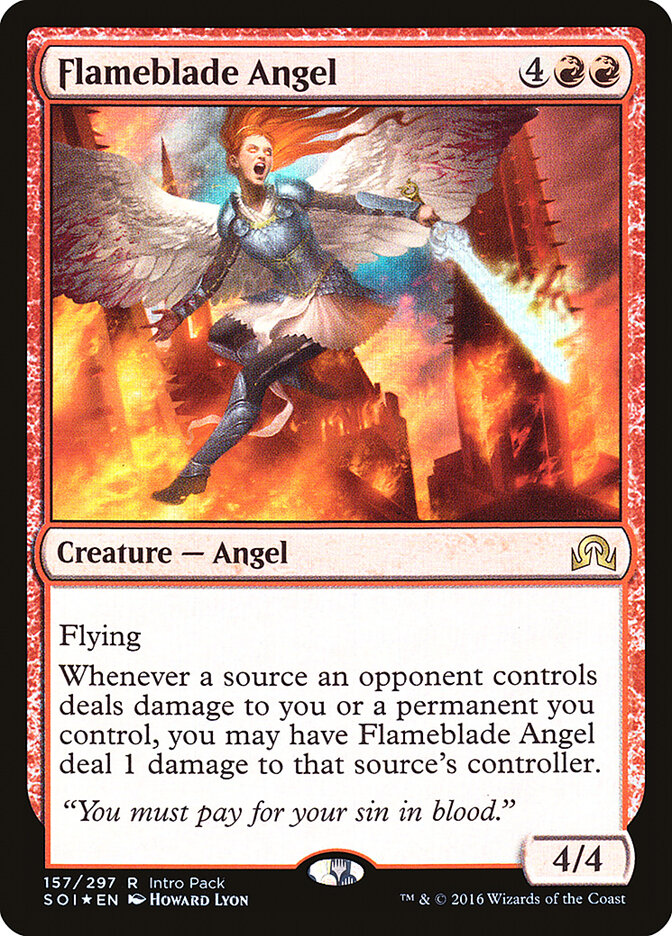 Anjo da Espada Flamejante / Flameblade Angel - Magic: The Gathering - MoxLand
