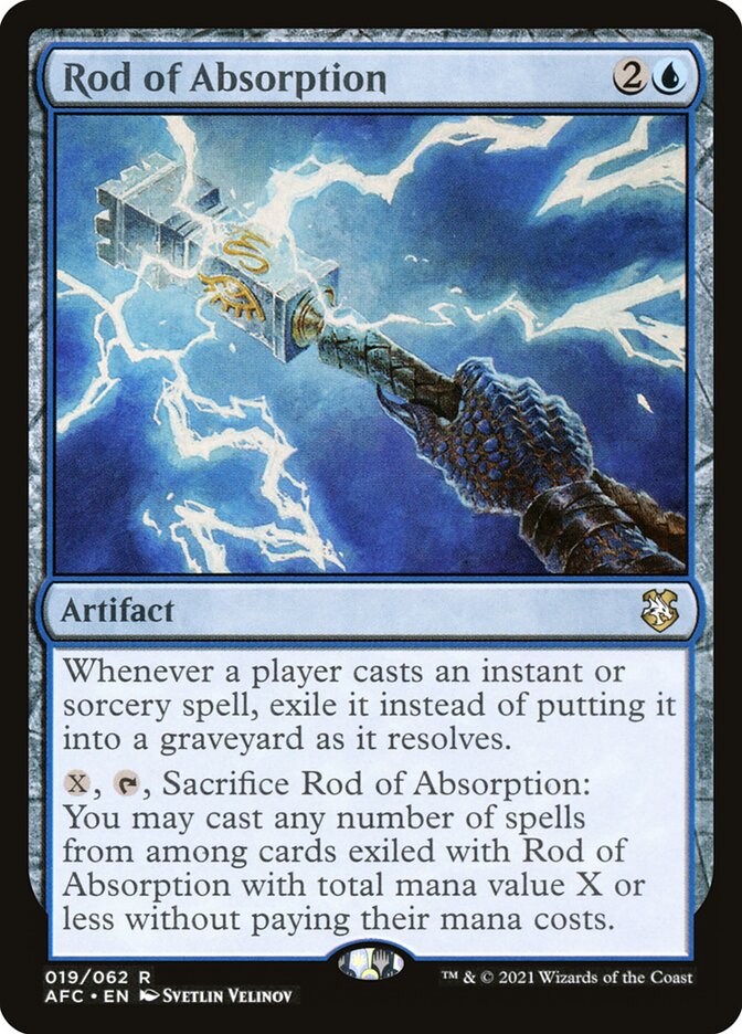 Bastão da Absorção / Rod of Absorption - Magic: The Gathering - MoxLand