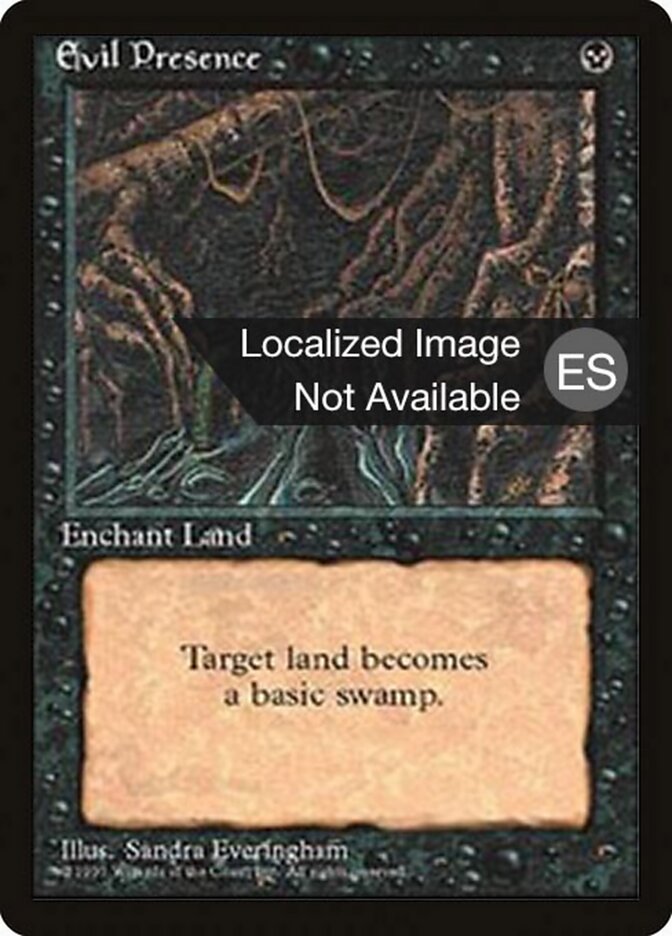 Presença Maligna / Evil Presence - Magic: The Gathering - MoxLand