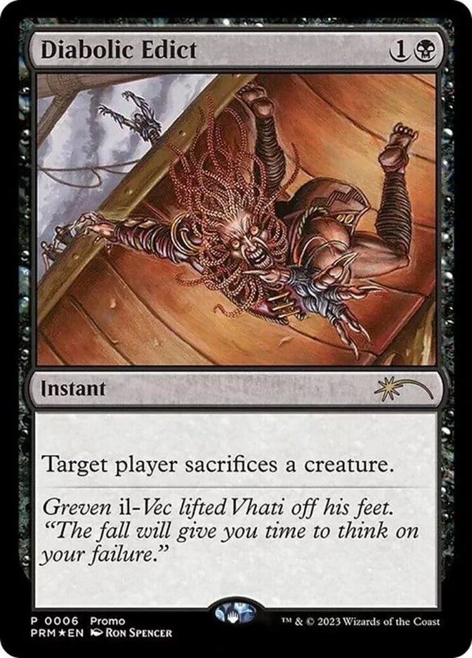 Édito Diabólico / Diabolic Edict - Magic: The Gathering - MoxLand