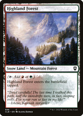 Floresta das Terras Altas / Highland Forest - Magic: The Gathering - MoxLand