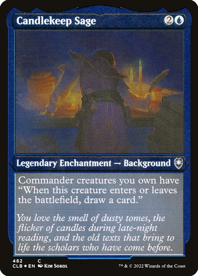 Sábio do Forte da Vela / Candlekeep Sage - Magic: The Gathering - MoxLand
