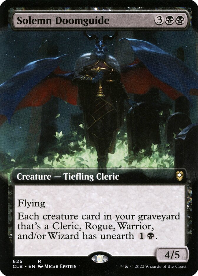 Guia Fúnebre Solene / Solemn Doomguide - Magic: The Gathering - MoxLand