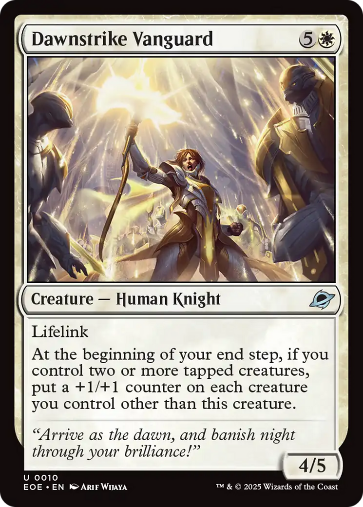 Dawnstrike Vanguard - Magic: The Gathering - MoxLand