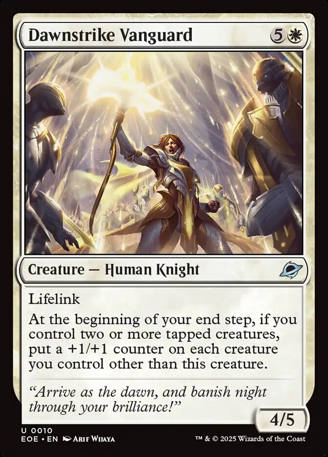 Vanguarda da Luminacha / Dawnstrike Vanguard - Magic: The Gathering - MoxLand